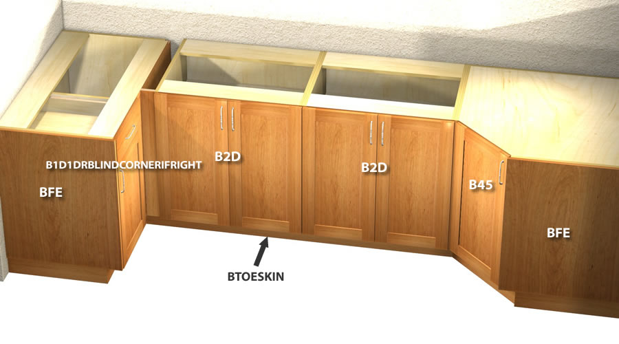 corner base cabinets