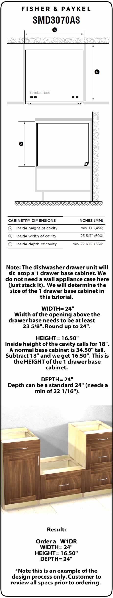 1 door base cabinet with heavy duty mixer lift